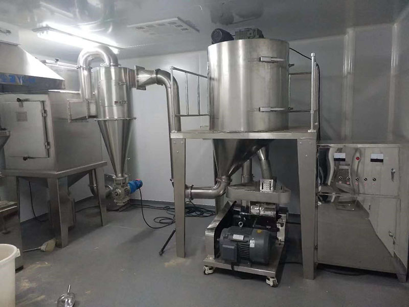 400型不銹鋼風(fēng)選粉碎除塵機組